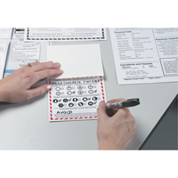 OTS WHMIS Labels, Vinyl, Sheet, 5" L x 5" W OSI Industrial Sales