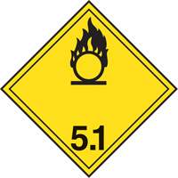 TDG Shipping Labels, Class 5.1, Oxidizing Substances, Paper OSI Industrial Sales