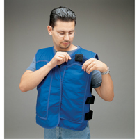 Cooling Vests with Insert Pockets, Large, Royal Blue OSI Industrial Sales