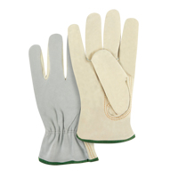 Split Back Driver's Gloves, Medium, Grain Cowhide Palm OSI Industrial Sales