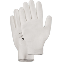 White Knit Palm Coated Gloves, Size Small/7, Polyurethane Coated, HPPE Shell, EN 388 Level 2 OSI Industrial Sales