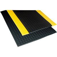 No. 419 Sof-Tred with Dyna-Shield Mats, Diamond, 2' x 3' x 1/2", Black, PVC OSI Industrial Sales