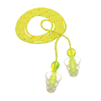 Bouchons d'oreilles r&eacute;utilisables &agrave; trois brides E-A-R, Avec cordon, Vrac - Sac en poly, 26 dB NRR, Taille unique OSI Industrial Sales