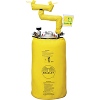 Douche oculaire portative avec enveloppe chauffante, Pressuris&eacute;, Capacit&eacute; 15 gal., Conformit&eacute; ANSI Z358.1 OSI Industrial Sales