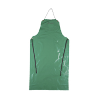 A43 48 Tablier ignifug&eacute; CA-43, Polyester/PVC, 29" lo x 48" la, Vert OSI Industrial Sales