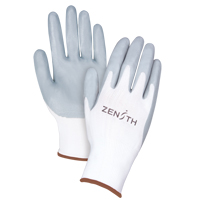 Gants l&eacute;gers enduits et respirants, 9/Grand, R&ecirc;vetement Mousse de nitrile, Calibre 13, Enveloppe en Polyester OSI Industrial Sales