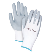 Gants l&eacute;gers enduits et respirants, 10/T-Grand, R&ecirc;vetement Mousse de nitrile, Calibre 13, Enveloppe en Polyester OSI Industrial Sales
