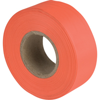 Flagging Tape, 1.1875" W x 150' L, Fluorescent Orange OSI Industrial Sales