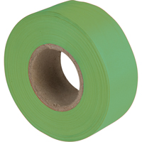 Flagging Tape, 1.1875" W x 150' L, Fluorescent Green OSI Industrial Sales