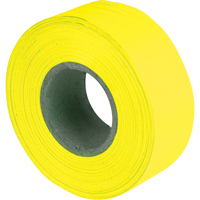 Flagging Tape, 1.2" W x 150' L, Fluorescent Yellow OSI Industrial Sales