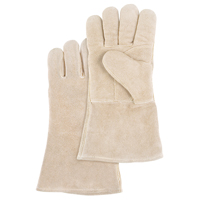 Premium Welder's Gloves, Split Cowhide, Size Large OSI Industrial Sales