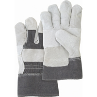 Standard-Duty Patch Palm Fitters Gloves, Large, Split Cowhide Palm, Cotton Inner Lining OSI Industrial Sales