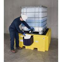 IBC Spill Pallet Plus&reg; Without Drain, 365 US gal. Spill Capacity, 62" x 62" x 28" OSI Industrial Sales