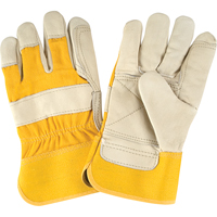 Gants d'ajusteur de premi&egrave;re qualit&eacute;, Grand, Paume en Cuir fleur de vache, Doublure en Coton OSI Industrial Sales