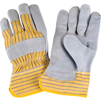 Premium Rugged Fitters Gloves, Large, Split Cowhide Palm, Cotton Inner Lining OSI Industrial Sales