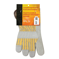 Premium Rugged Fitters Gloves, Large, Split Cowhide Palm, Cotton Inner Lining OSI Industrial Sales