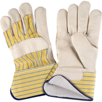 Abrasion-Resistant Winter-Lined Fitters Gloves, X-Large, Grain Cowhide Palm, Cotton Fleece Inner Lining OSI Industrial Sales