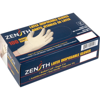Gants d'examen de premi&egrave;re qualit&eacute; pour peau sensible, T-petit, Latex, 4 mils, Sans poudre, Naturel OSI Industrial Sales