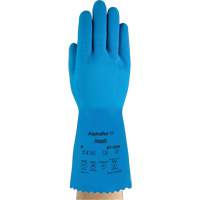 Gants AlphaTec 87-029, Taille Petit/7, 12" lo, Latex de caoutchouc, Doublure en Nylon, 50 mils OSI Industrial Sales