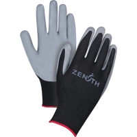 Gants enduits confortables de premi&egrave;re qualit&eacute;, 9/Grand, R&ecirc;vetement Nitrile, Calibre 13, Enveloppe en Polyester OSI Industrial Sales
