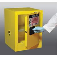 Sure-Grip&reg; EX Countertop Flammable Safety Cabinet, 4 gal., 1 Door, 17" W x 22" H x 17" D OSI Industrial Sales