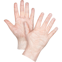 Gants jetables &eacute;conomiques, Petit, Poly&eacute;thyl&egrave;ne, 1 mil, Sans poudre, Transparent OSI Industrial Sales