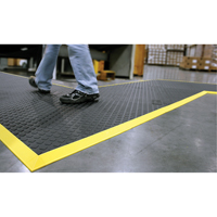 Tapis Rejuvenator Connect No 502, Polyur&eacute;thane, 3' la c, 3' lo, 5/8" &eacute;paisseur, Noir OSI Industrial Sales