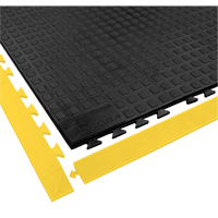 Tapis Rejuvenator Connect No 502, Polyur&eacute;thane, 3' la c, 3' lo, 5/8" &eacute;paisseur, Noir OSI Industrial Sales