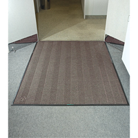 Waterhog&reg; Eco Elite Matting, Wiper/Scraper, 3' x 5' x 3/8", Chestnut Brown OSI Industrial Sales