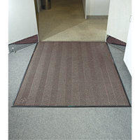 Waterhog&reg; Eco Elite Matting, Wiper/Scraper, 4' x 6' x 3/8", Chestnut Brown OSI Industrial Sales
