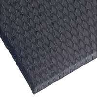 Cushion Max Mats, Diamond, 2' x 3' x 5/8", Charcoal, Nitrile/PVC OSI Industrial Sales