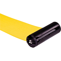 Poteau r&eacute;cepteur pour barri&egrave;res sur pieds pour le contr&ocirc;le des foules, Hauteur de 35", Jaune OSI Industrial Sales
