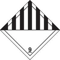 &eacute;tiquettes d'exp&eacute;dition TMD, Classe 9, Mati&egrave;res dangereuses diverses, Papier OSI Industrial Sales