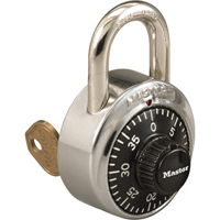 Padlock, Combination, Hardened Steel, 1-7/8" Width OSI Industrial Sales