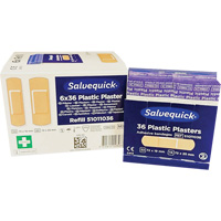 Salvequick&reg; Bandage Dispensing Systems Refills, Rectangular/Square, Plastic, Sterile OSI Industrial Sales