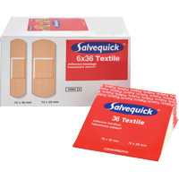 Salvequick&reg; Bandage Dispensing Systems Refills, Rectangular/Square, Fabric, Sterile OSI Industrial Sales