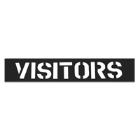 Parking Lot Stencils, English, 12" OSI Industrial Sales