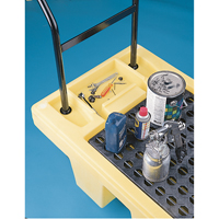 Poly-Spillcart Cart, 66.5" L x 29" W x 43.9" H, 57 US gal. Spill Cap. OSI Industrial Sales