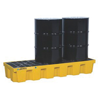 EcoPolyBlend Spill Control Pallets - Without Drain, 75 US gal. Spill Capacity, 73" x 25" x 11.6" OSI Industrial Sales