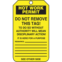 &eacute;tiquettes de s&eacute;curit&eacute; d'inspection et de contr&ocirc;le de l'&eacute;tat de l'&eacute;quipement, Papier cartonn&eacute;, 3-1/8" la x 5-7/8" h, Anglais OSI Industrial Sales