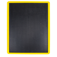 Anti-Fatigue Dome Matting, Bubbled, 2' x 3' x 1/2", Black, Rubber OSI Industrial Sales