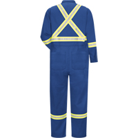 Flame-Resistant CoolTouch&reg;2 Premium Coveralls, Size 44, Royal Blue, 9 cal/cm² OSI Industrial Sales