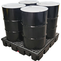 Nestable Spill Pallet Without Drain, 66 US gal. Spill Capacity, 49" x 49" x 10.5" OSI Industrial Sales