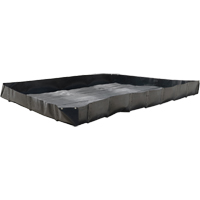 Economy Berms, 119 gal. Capacity, 4' W x 4' L x 12" H, L-Bracket OSI Industrial Sales