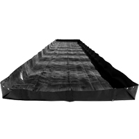 Economy Berms, 748 gal. Capacity, 10' W x 10' L x 12" H, L-Bracket OSI Industrial Sales
