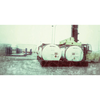 Single ISO Tank Berm, 3590 gal. Capacity, 24' W x 10' L x 24" H, L-Bracket OSI Industrial Sales