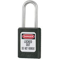 Cadenas de s&eacute;curit&eacute; S31 Zenex, Noir, Cl&eacute;s identiques, Thermoplastique, Largeur de 1-3/8" OSI Industrial Sales