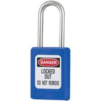 Cadenas de s&eacute;curit&eacute; S31 Zenex, Bleu, Cl&eacute;s identiques, Thermoplastique, Largeur de 1-3/8" OSI Industrial Sales