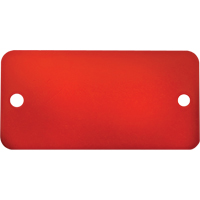 &eacute;tiquettes vierges, Aluminium, 3" la x 1" h OSI Industrial Sales