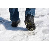 Heavy-Duty Anti-Slip Ice Cleats, Steel, Stud Traction, Medium OSI Industrial Sales